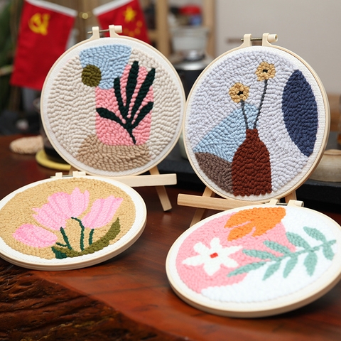 SET LEN LÀM TRANH THÊU - KHUNG TRÒN - PHONG CẢNH&THIÊN NHIÊN