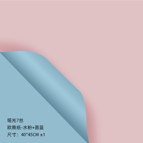 Giấy gói hoa trơn 2 mặt