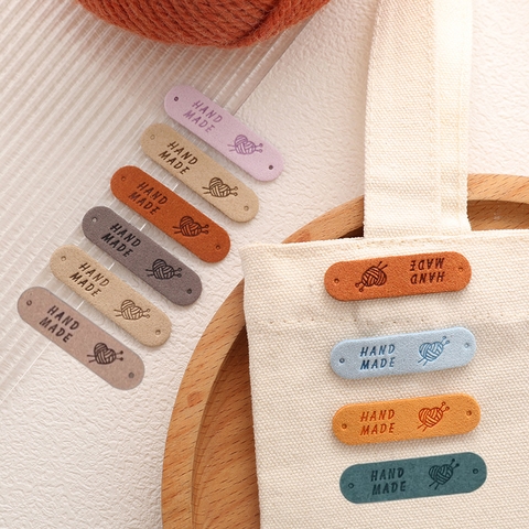 Tag da handmade họa tiết trái tim