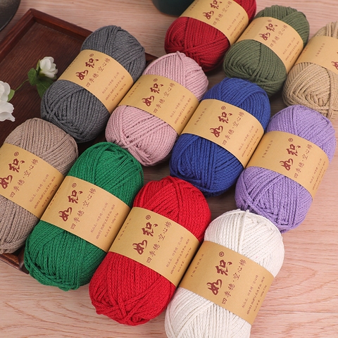 Sợi dệt làm túi, mũ nặng 100g, kích thước sợi 2.8mm