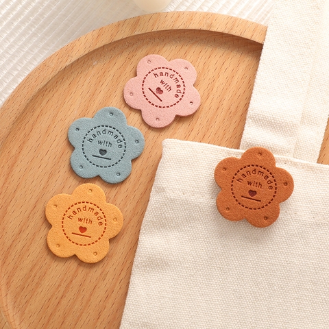 Tag da handmade hình 5 cánh hoa