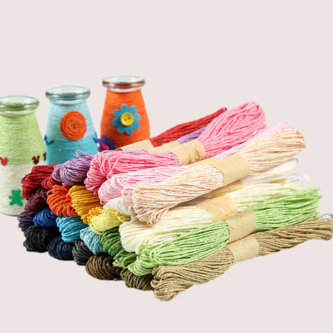 Sợi cói 15g lẻ 1 tép dùng móc nón, ghép tranh, DIY...