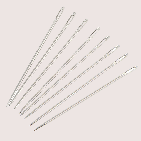 Kim khâu len KL01. Kim khâu len sợi inox cỡ to dùng để giấu mối nối len - Dụng cụ đan móc cho người mới bắt đầu