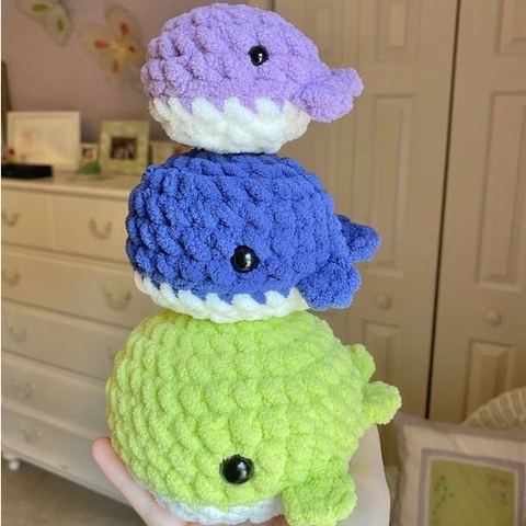 Set Nguyên Vật Liệu LYLYCRAFT Tự Làm Cá Heo Bằng Len Nhung Đũa Có Kèm Hướng Dẫn, Quà Tặng 8/3 Handmade Thủ Công Gấu Bông