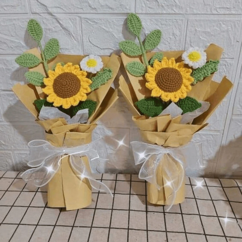 Bó Hoa Hướng Dương Len Tốt Nghiệp Handmade LYLYCRAFT, Quà Tặng Tốt Nghiệp Dành Tặng Bạn Bè Người Yêu-01