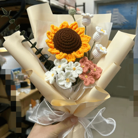 Bó Hoa Hướng Dương Len Tốt Nghiệp Handmade LYLYCRAFT, Quà Tặng Tốt Nghiệp Dành Tặng Bạn Bè Người Yêu-05