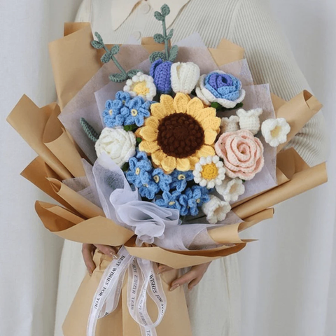 Bó Hoa Hướng Dương Len Tốt Nghiệp Handmade LYLYCRAFT, Quà Tặng Tốt Nghiệp Dành Tặng Bạn Bè Người Yêu-07