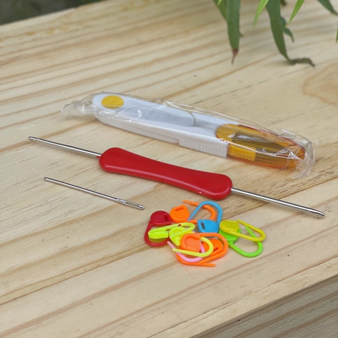 Combo dụng cụ học móc len