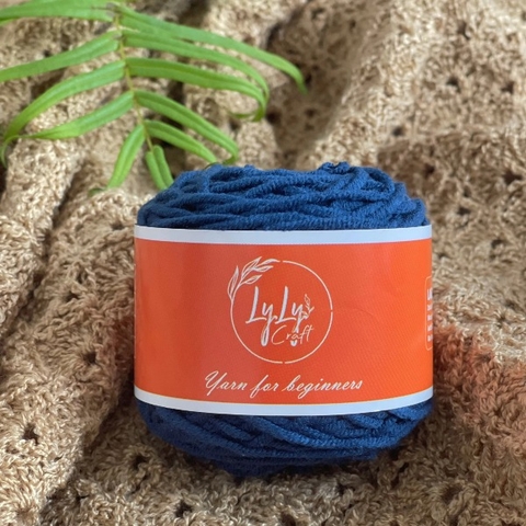 Len Milk Cotton Flex Yarn 25g Sợi 2mm, Cuộn Len LYLYCRAFT Chất Liệu Mềm, Mịn Làm Móc Khoá Handmade, Thú Bông, Nhiều Màu