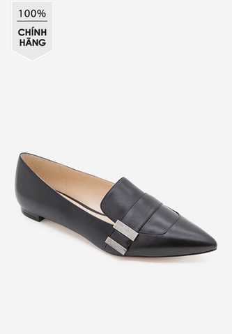 Giày búp bê Nine West mũi nhọn màu đen