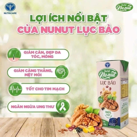 SỮA HẠT NUNUT LỤC BẢO 180ml