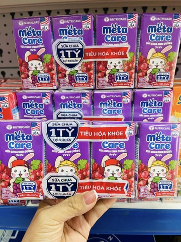 Sữa Chua Uống METACARE YOYO Hương Nho