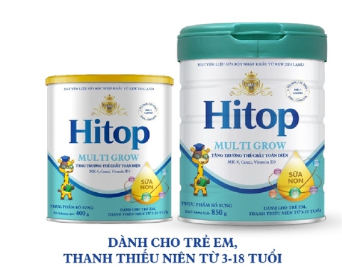 Sữa Hitop Multi Grow  ( DÀNH CHO TRẺ TỪ 3-18 TUỔI )