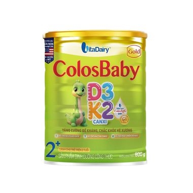 Sữa Colosbaby Gold D3K2 2+ 800g (Trên 2 tuổi)
