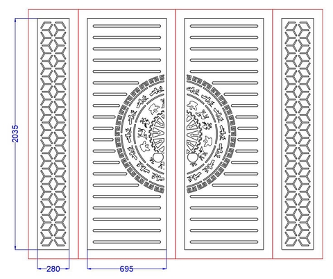 HOA VĂN CỔNG CỬA ĐẸP BOMBAY - M57- LIMITED EDITION