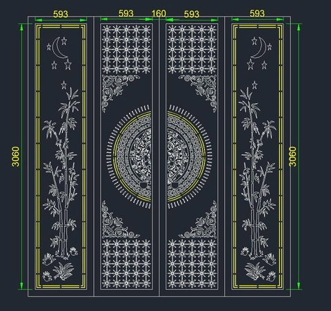 HOA VĂN CỔNG CỬA ĐẸP BOMBAY - M82- LIMITED EDITION