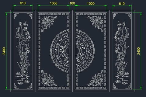 HOA VĂN CỔNG CỬA ĐẸP BOMBAY - M140 - LIMITED EDITION