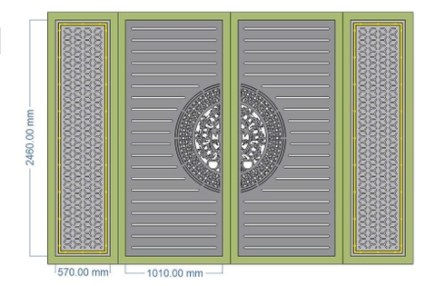 HOA VĂN CỔNG CỬA ĐẸP BOMBAY - M130- LIMITED EDITION