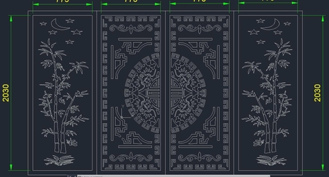 HOA VĂN CỔNG CỬA ĐẸP BOMBAY - M126- LIMITED EDITION