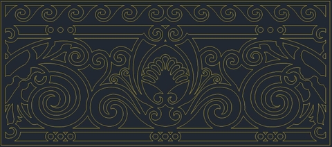 HOA VĂN HÀNG RÀO LAN CAN ĐẸP BOMBAY - M58- LIMITED EDITION