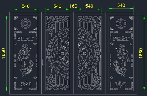 HOA VĂN CỔNG CỬA ĐẸP BOMBAY - M128- LIMITED EDITION