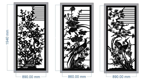 HOA VĂN CỔNG CỬA ĐẸP BOMBAY - M157 - LIMITED EDITION