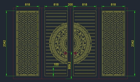 HOA VĂN CỔNG CỬA ĐẸP BOMBAY - M111- LIMITED EDITION