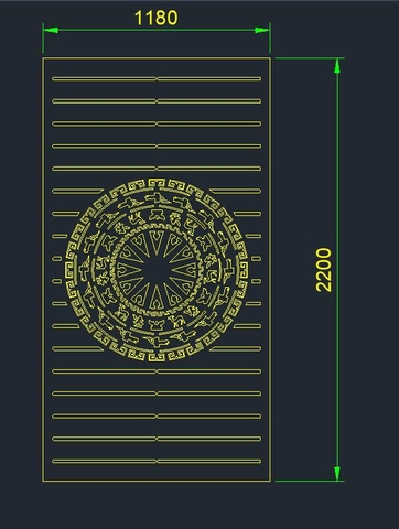 HOA VĂN CỔNG CỬA ĐẸP BOMBAY - M108- LIMITED EDITION