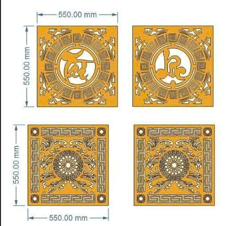 HOA VĂN HÀNG CỔNG CỬA ĐẸP BOMBAY - M25- LIMITED EDITION