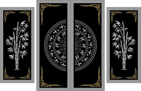 HOA VĂN CỔNG CỬA ĐẸP BOMBAY - M33- LIMITED EDITION