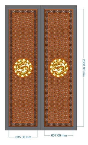 HOA VĂN CỔNG CỬA ĐẸP BOMBAY - M8- LIMITED EDITION