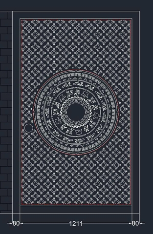 HOA VĂN CỔNG CỬA ĐẸP BOMBAY - M69- LIMITED EDITION