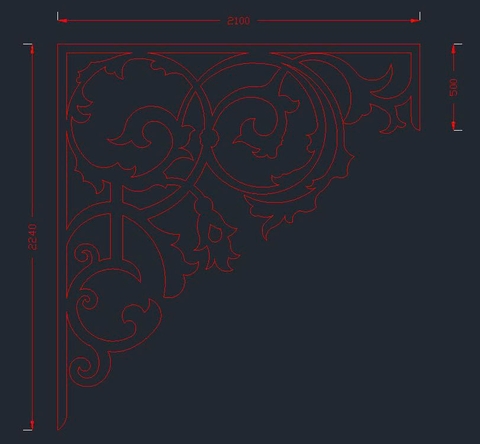 HOA VĂN MÁI KÍNH - KE- HOA DÂY - MK1 -  BOMBAY CNC LASER GIA LAI - KONTUM