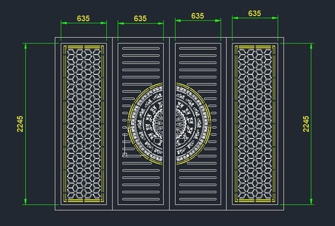 HOA VĂN CỔNG CỬA ĐẸP BOMBAY - M56- LIMITED EDITION