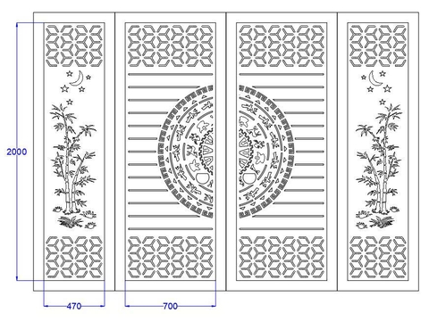 HOA VĂN CỔNG CỬA ĐẸP BOMBAY - M127- LIMITED EDITION