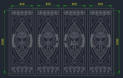 HOA VĂN CỔNG CỬA ĐẸP BOMBAY - M98- LIMITED EDITION