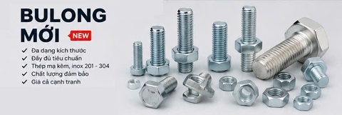 BULONG VẬT TƯ CƠ KHÍ  - ĐẦY ĐỦ CHỦNG LOẠI - BOMBAY - GIA LAI - KONTUM