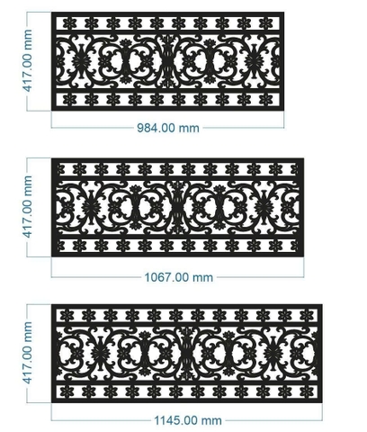 HOA VĂN HÀNG RÀO LAN CAN ĐẸP BOMBAY - M20- LIMITED EDITION