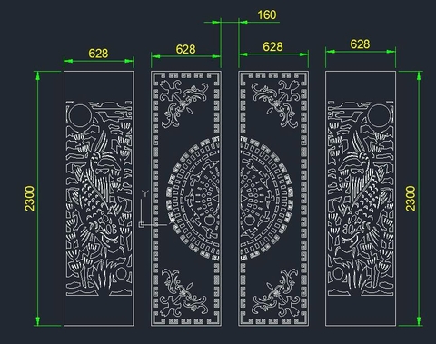 HOA VĂN CỔNG CỬA ĐẸP BOMBAY - M59- LIMITED EDITION