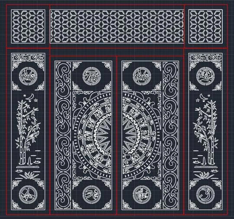 HOA VĂN CỔNG CỬA ĐẸP BOMBAY - M46- LIMITED EDITION