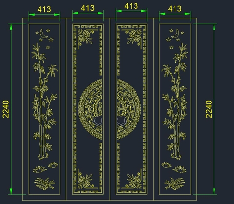 HOA VĂN CỔNG CỬA ĐẸP BOMBAY - M95- LIMITED EDITION