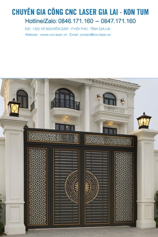 🌟 GIA LAI - GIA CÔNG HOA VĂN CỔNG CỬA – VÁCH NGĂN CNC LASER 6KW TẠI TIẾN DŨNG CNC LASER 🌟