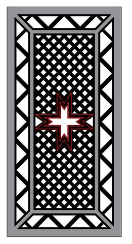 Mẫu Hoa Văn Cửa Cổng Nhà Thờ - CNC LASER GIA LAI