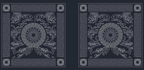 Mẫu Hoa Văn Tài Lộc - CNC LASER GIA LAI