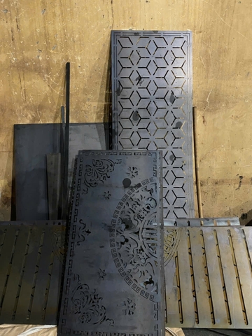 Mẫu Hoa Văn Cổng Cửa 4 Cánh M4