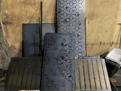 Mẫu Hoa Văn Cổng Cửa 4 Cánh M4