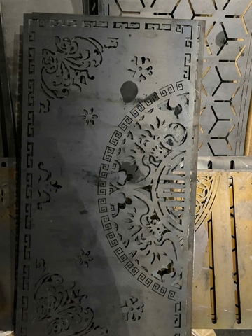 Mẫu Hoa Văn Cổng Cửa 2 Cánh M1