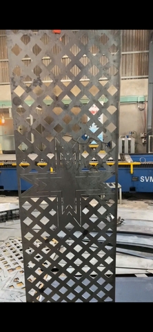 Mẫu Hoa Văn Cửa Cổng Nhà Thờ - CNC LASER GIA LAI