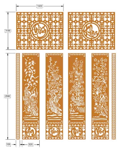 TỔNG HỢP MẪU HOA VĂN - CNC LASER GIA LAI