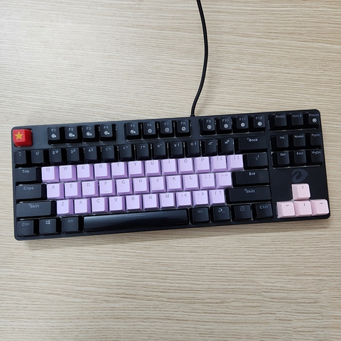 Bàn phím cơ DareU EK87 Cũ - Keycap Mix